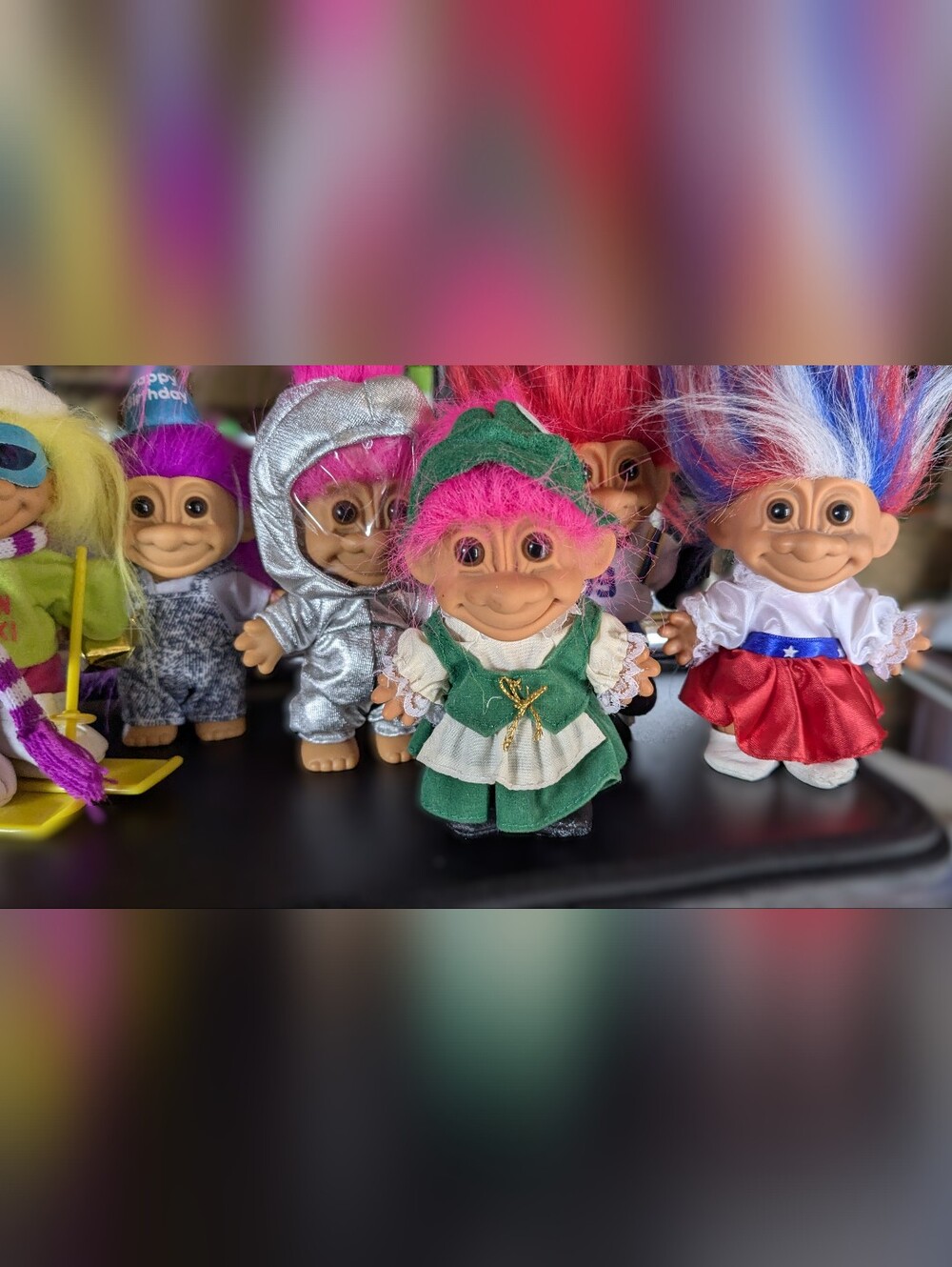 Lot Of 6 Troll Dolls Rare And Cute Astronaut Ski Instructor Hockey Party